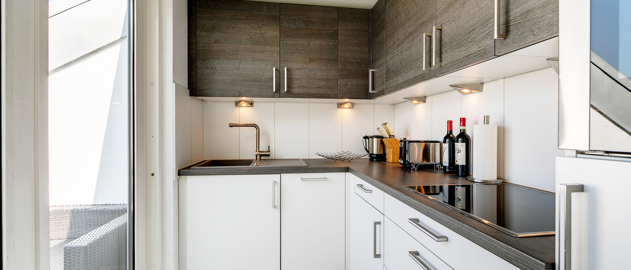 appartement avec terrasse sur le toit München Sendling-Westpark 01 cuisine 9220