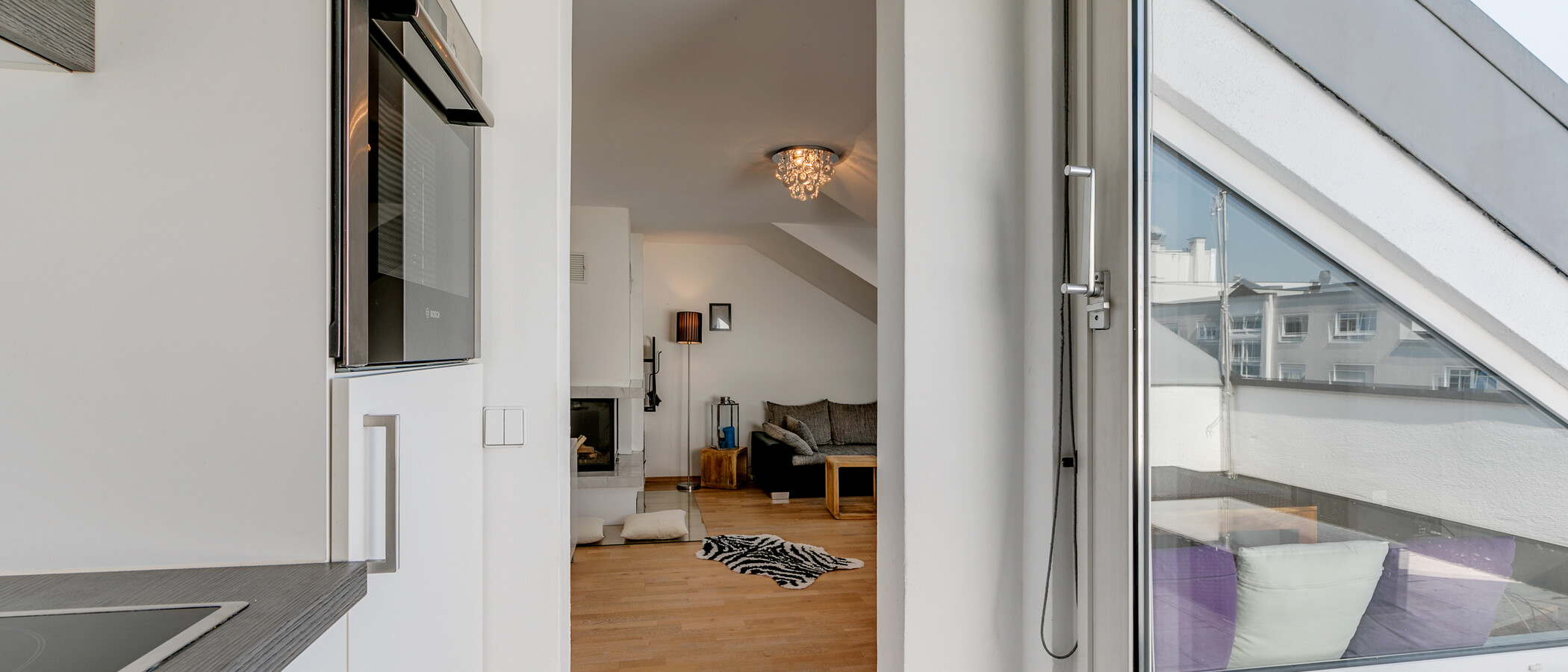 appartement avec terrasse sur le toit München Sendling-Westpark 02 cuisine 9220