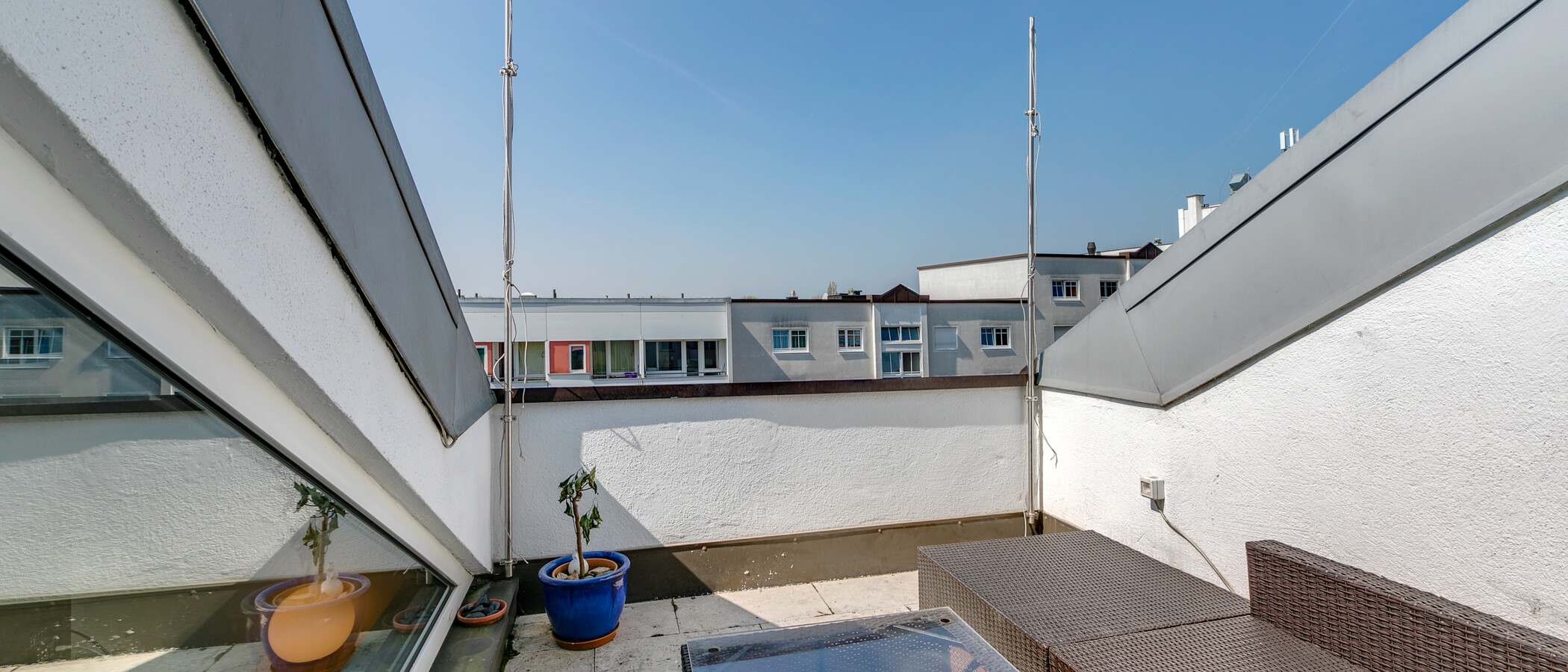 appartement avec terrasse sur le toit München Sendling-Westpark 01 terrasse 9220