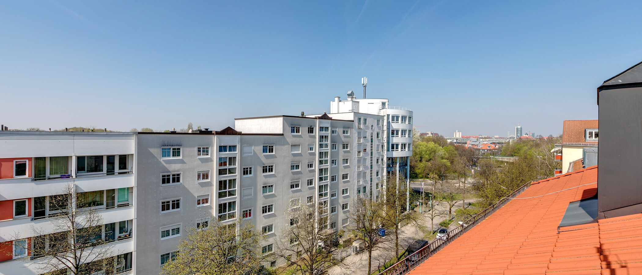 appartement avec terrasse sur le toit München Sendling-Westpark 02 vue 9220