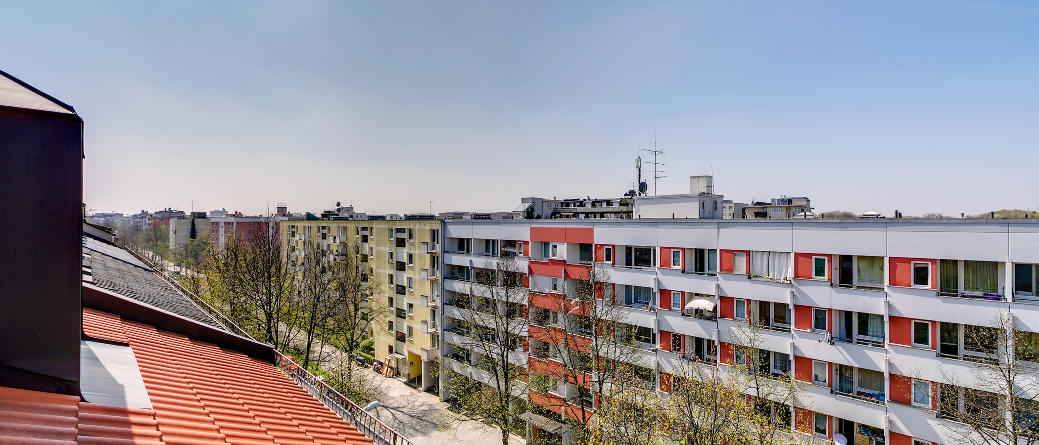 appartement avec terrasse sur le toit München Sendling-Westpark 03 vue 9220