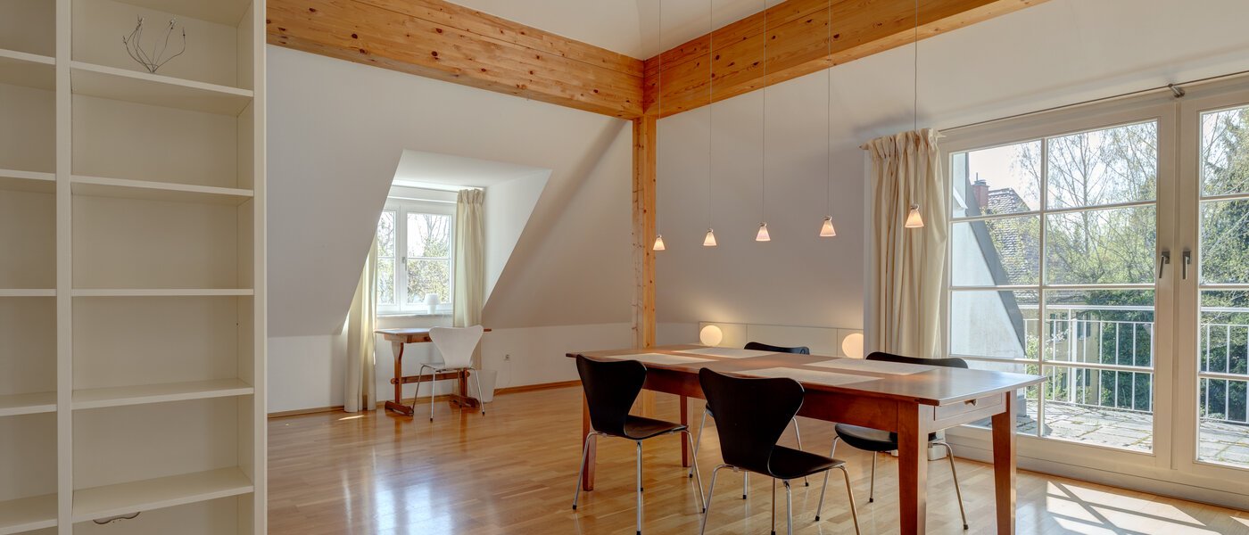 appartement avec terrasse sur le toit München Bogenhausen 05 salle de séjour 9274