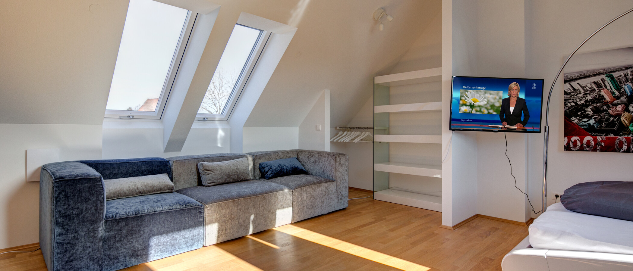 appartement sous les toits München Obermenzing 02 salon 9287