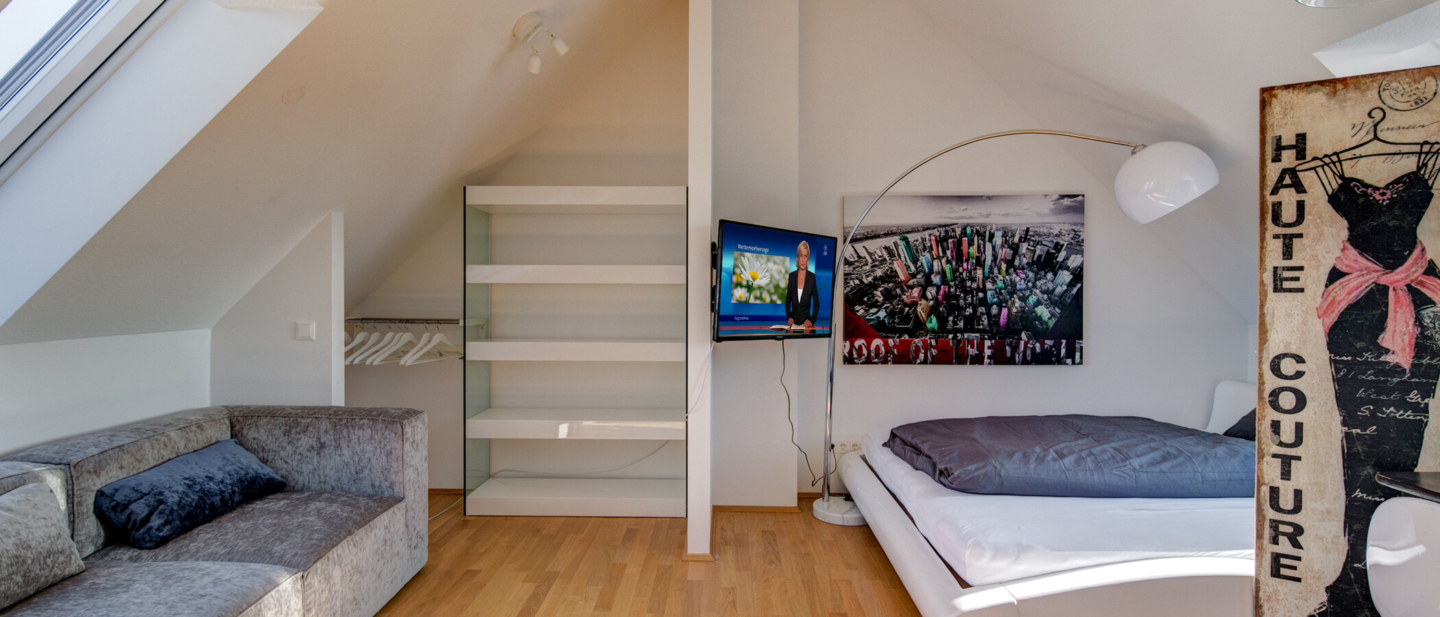 appartement sous les toits München Obermenzing 03 salon 9287
