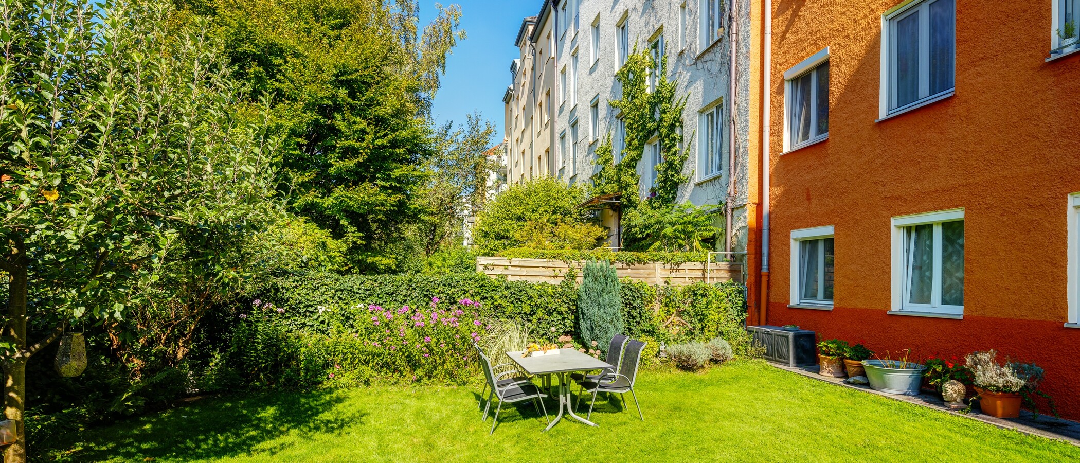 appartement München Thalkirchen 01 jardin commun 9295