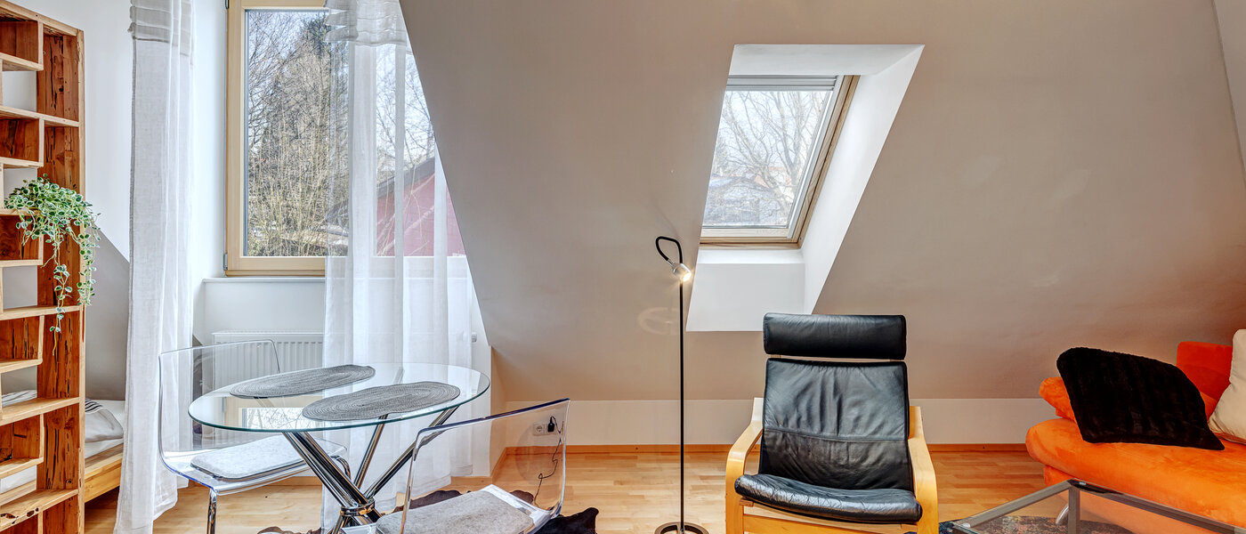 appartement sous les toits München Trudering 03 pièce à vivre 9309