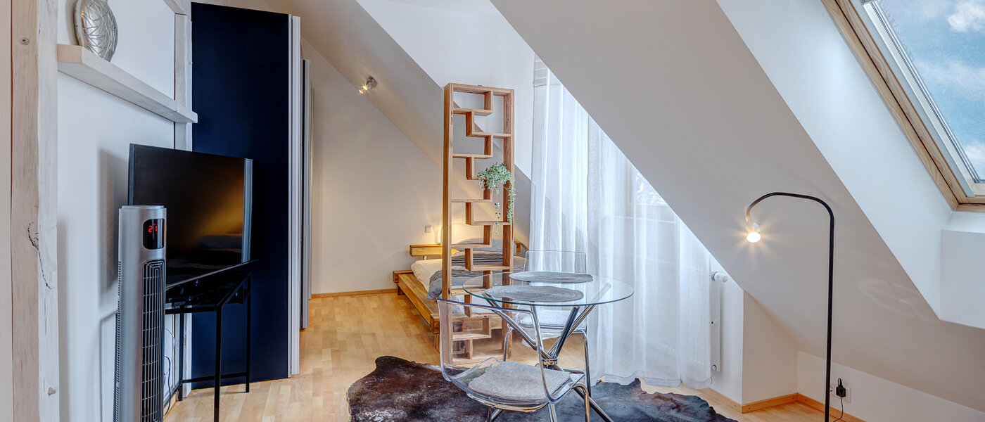 appartement sous les toits München Trudering 04 pièce à vivre 9309