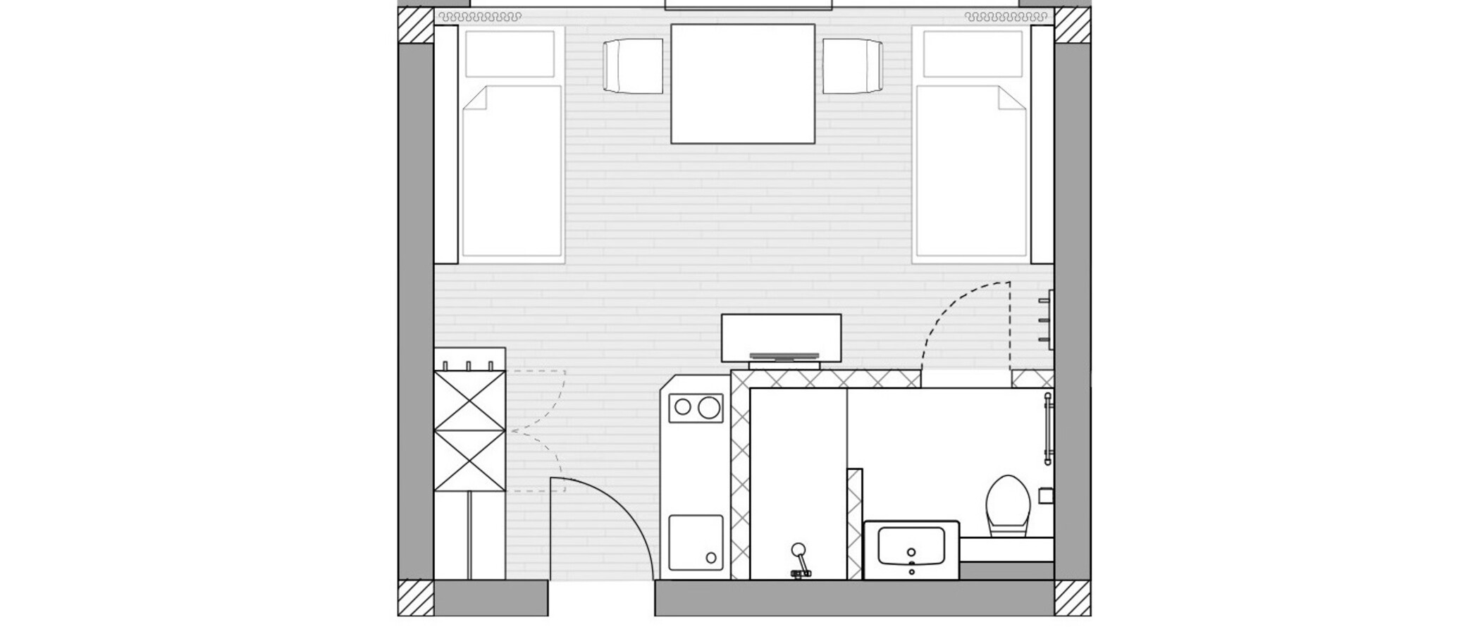 appartement Ismaning 01 plan d'étage 9311