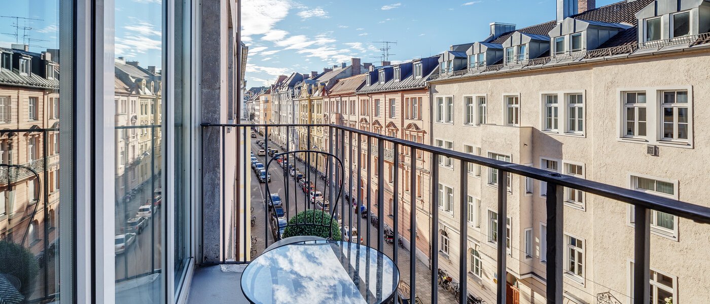 appartement München Lehel 01 2e balcon 9317