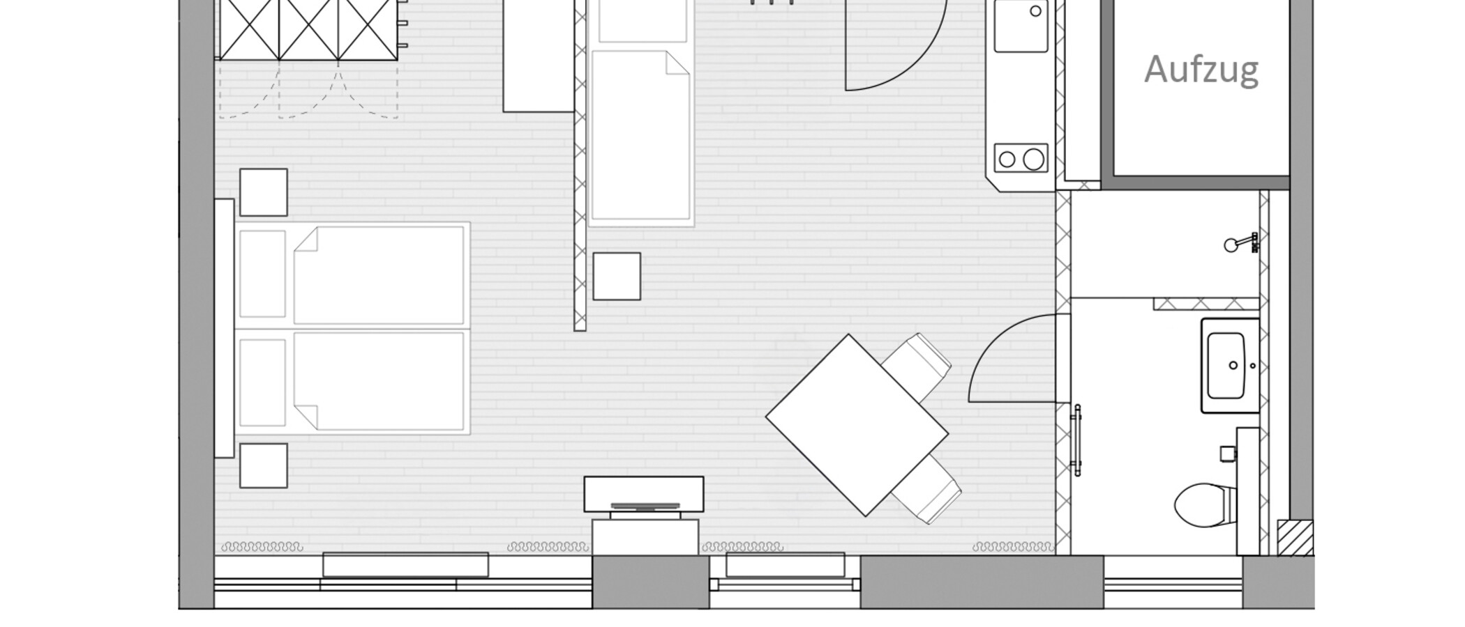 appartement Ismaning 01 plan d'étage 9322