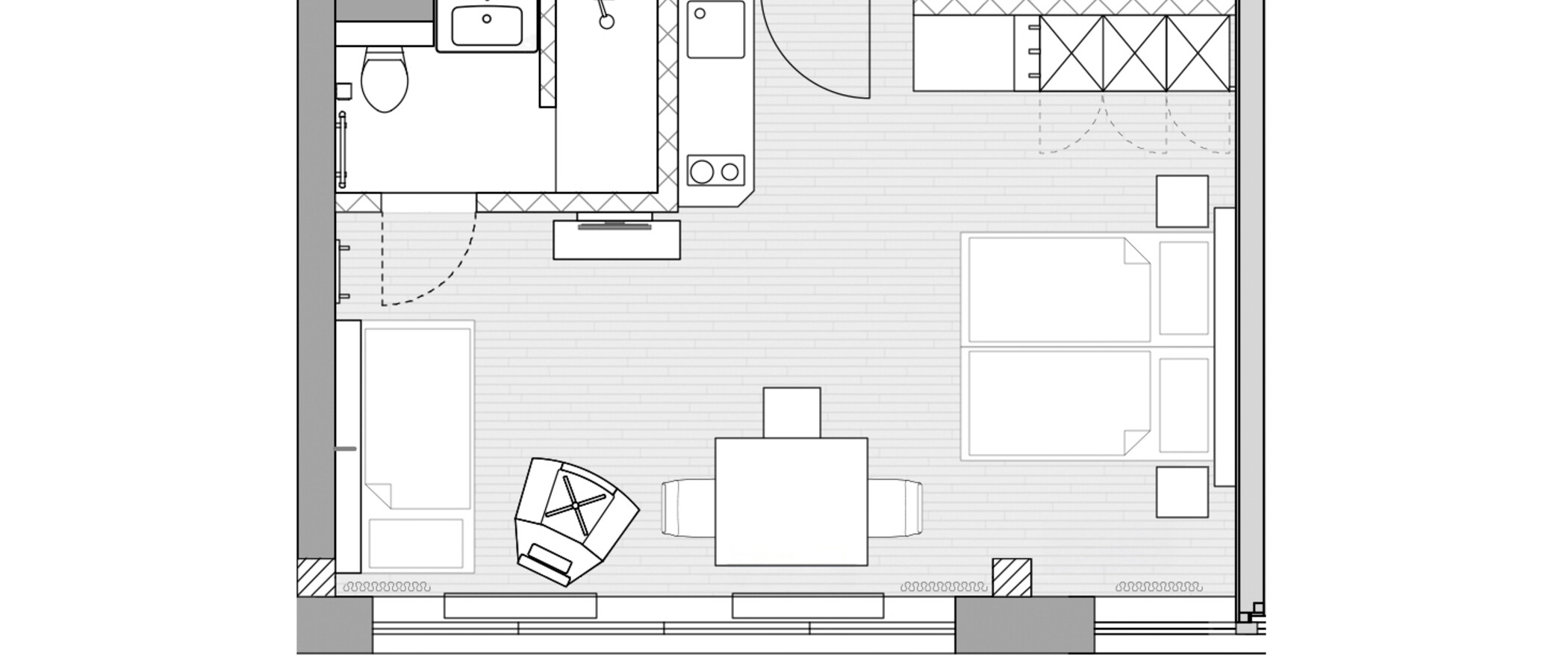 studio Ismaning 01 plan d'étage 9328