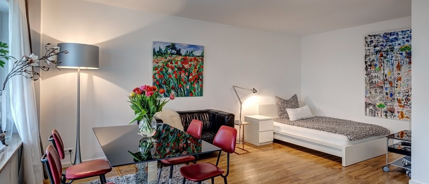 appartement München Moosach 02 pièce à vivre 9358