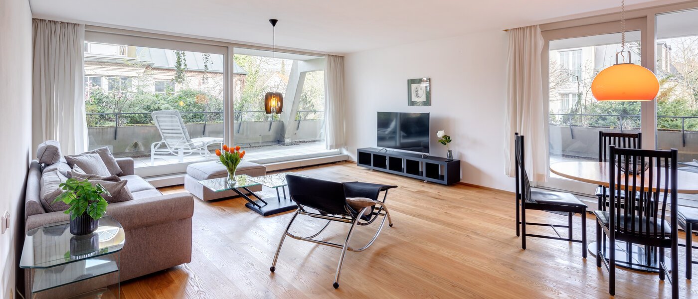 appartement München Schwabing - Alte Heide 01 pièce à vivre 9368