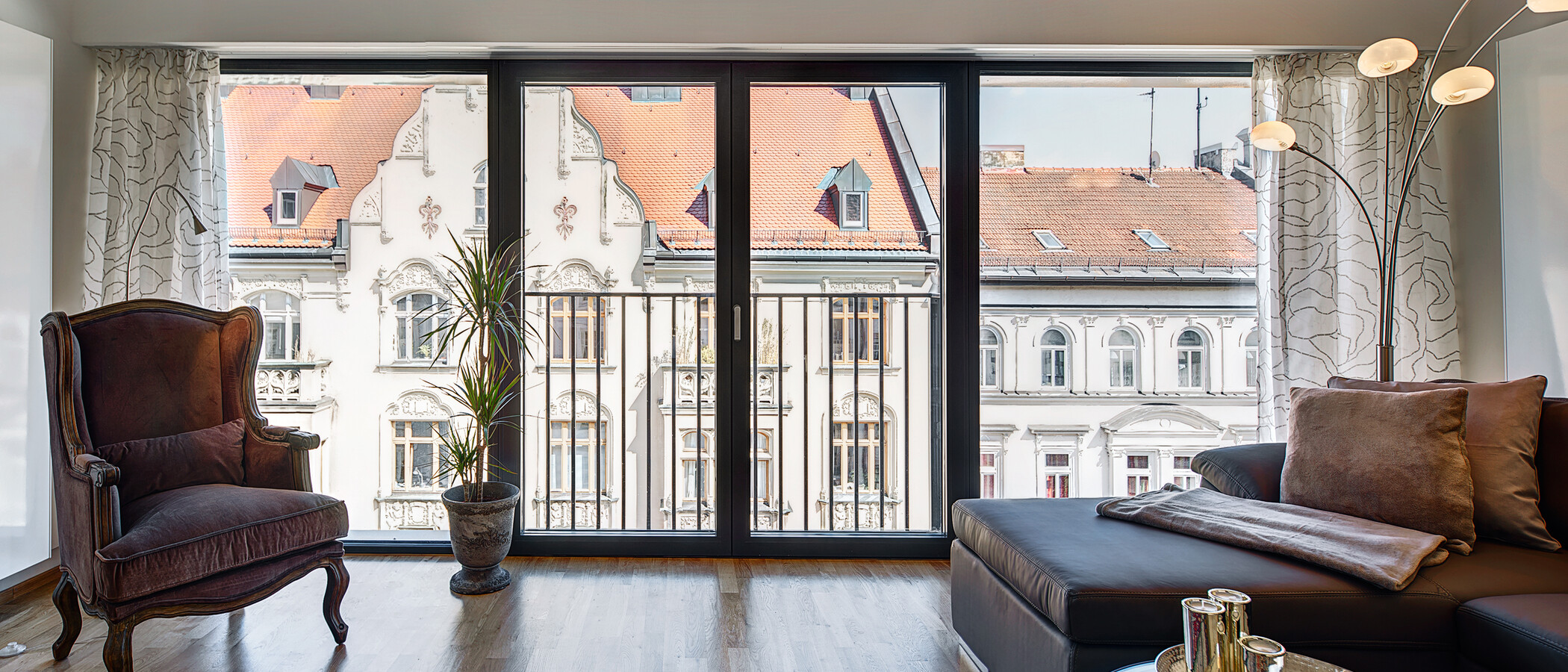 appartement München Maxvorstadt - Westen 01 salon 9408