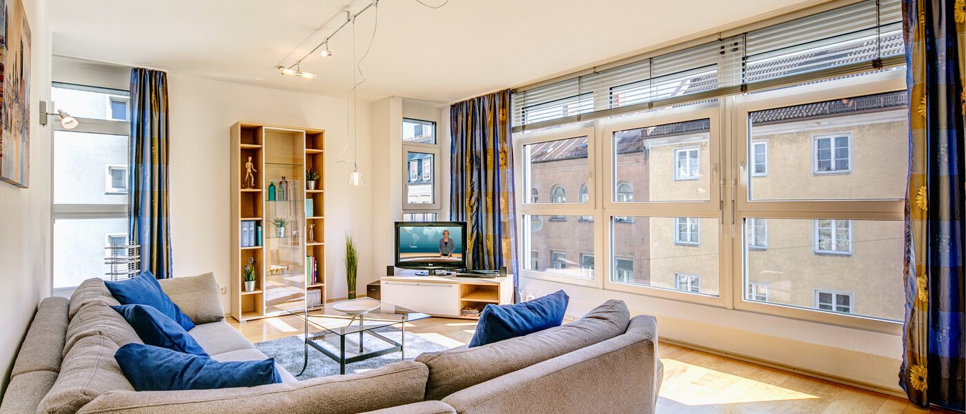 appartement München Maxvorstadt - Universitätsviertel 01 salon 9416