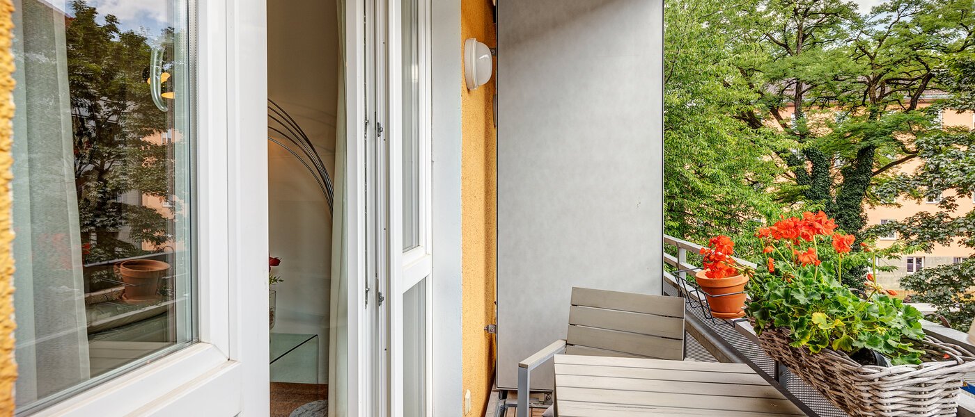 appartement München Maxvorstadt - Museumsviertel 02 balcon 9424