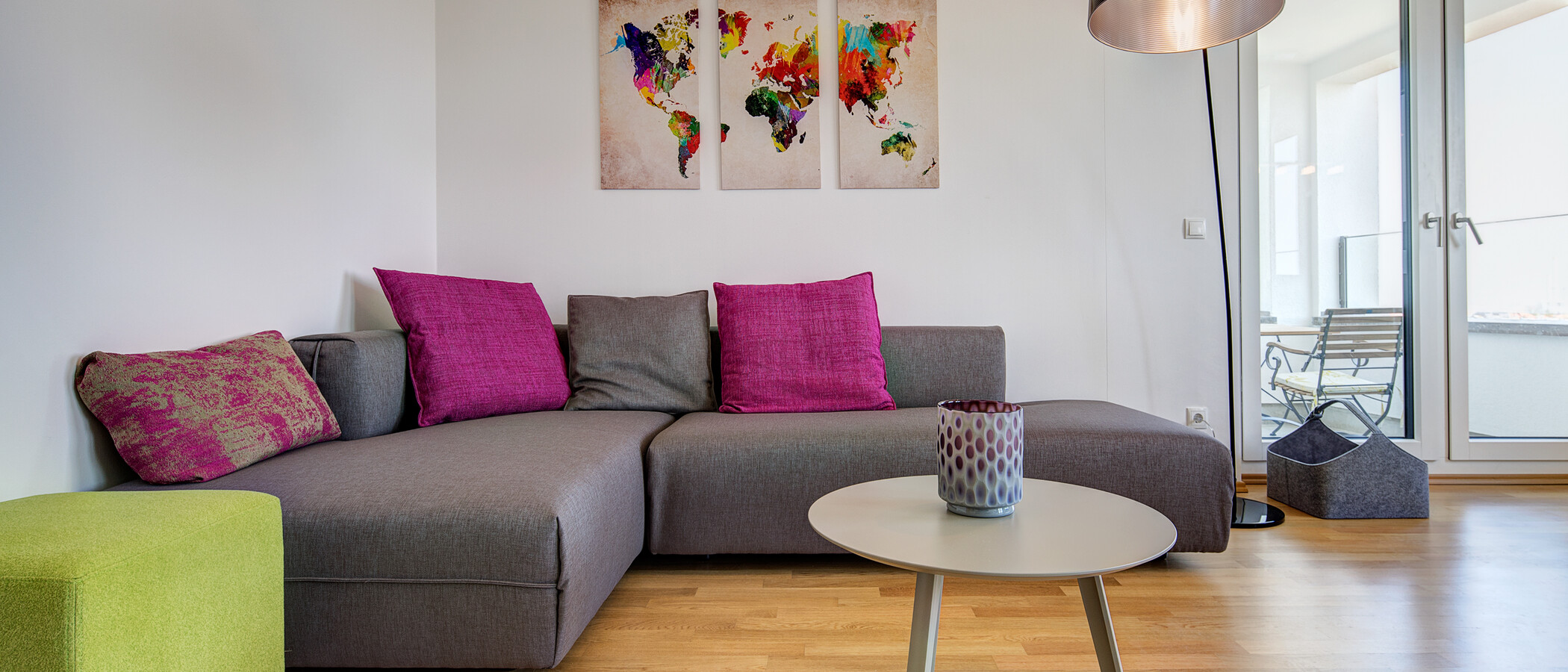 appartement München Obersendling 02 salon 9445