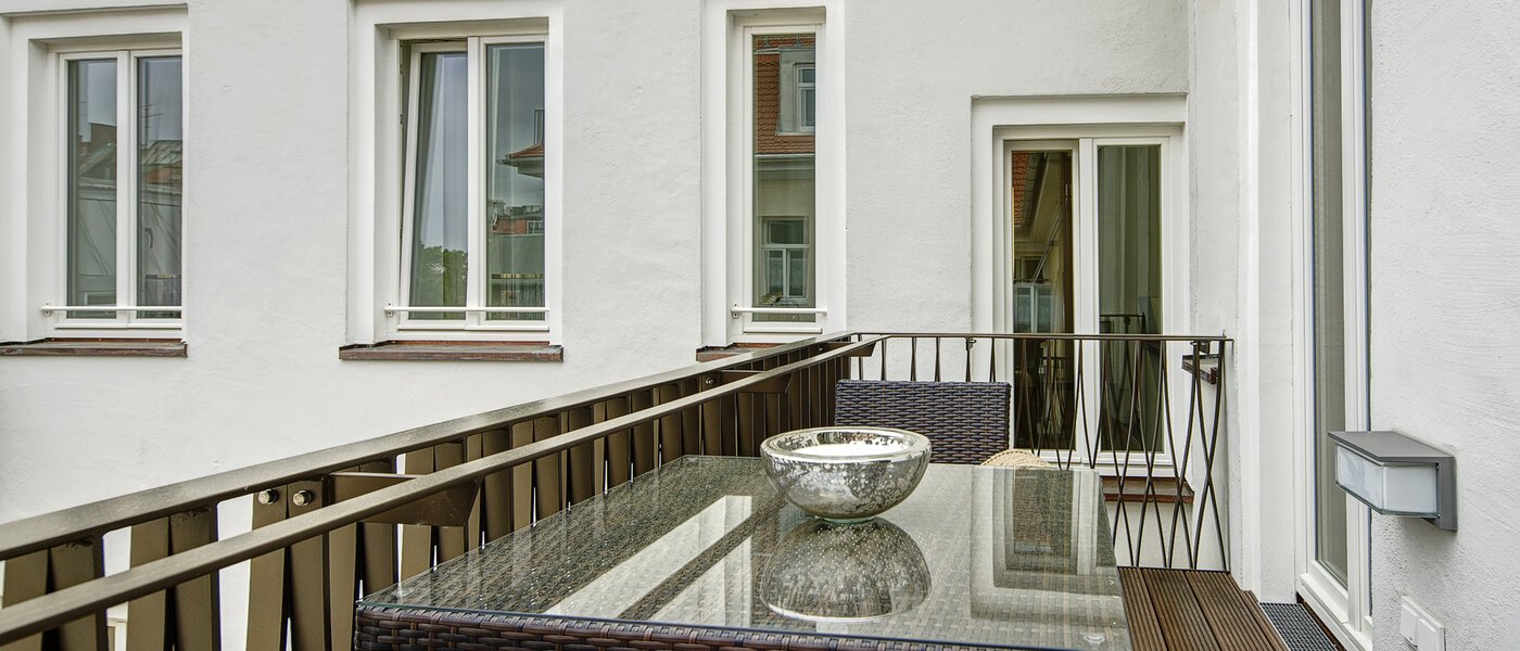 appartement München Maxvorstadt - Rund um den Josephplatz 03 balcon 9480