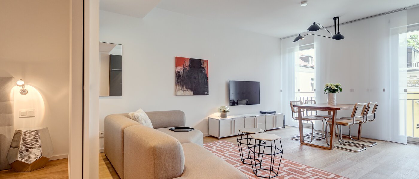 appartement München Schwabing (rechts der Leopoldstraße) 03 salon 9521