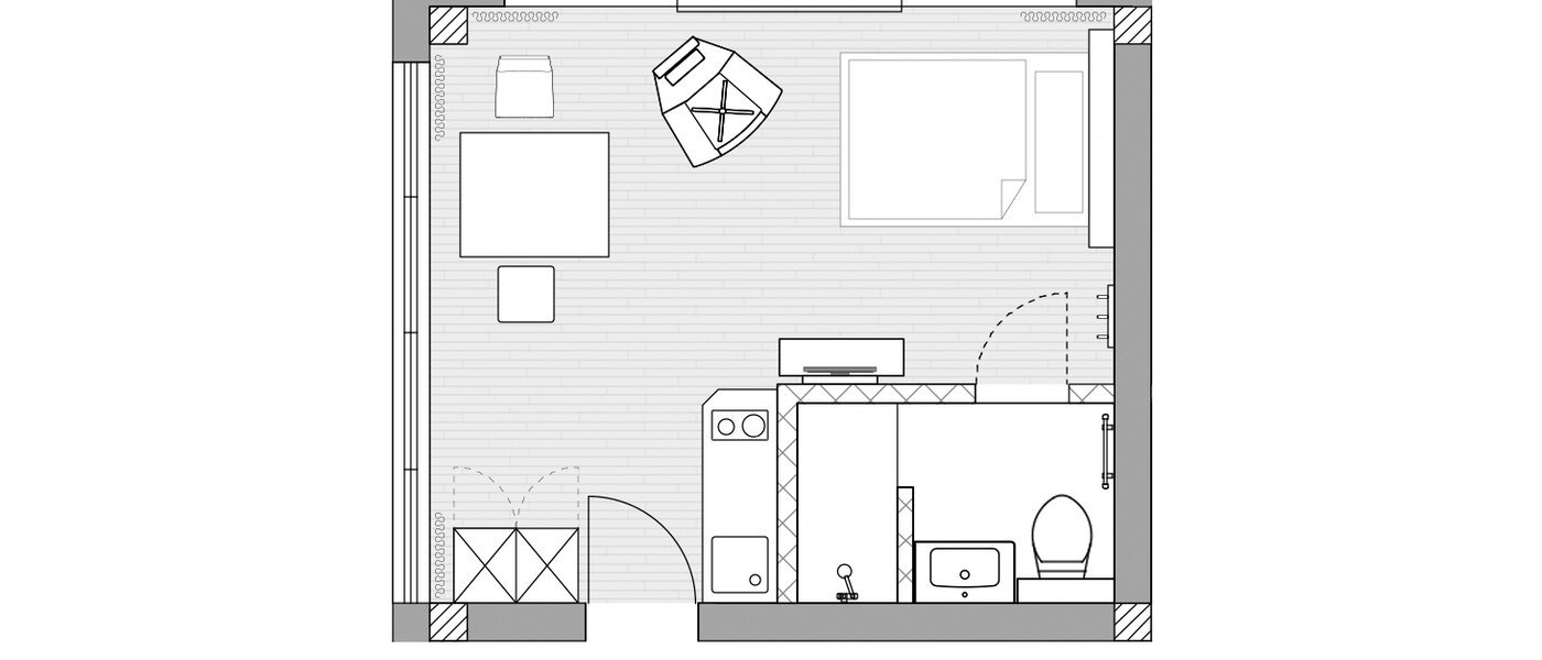 appartement Ismaning 01 plan d'étage 9549