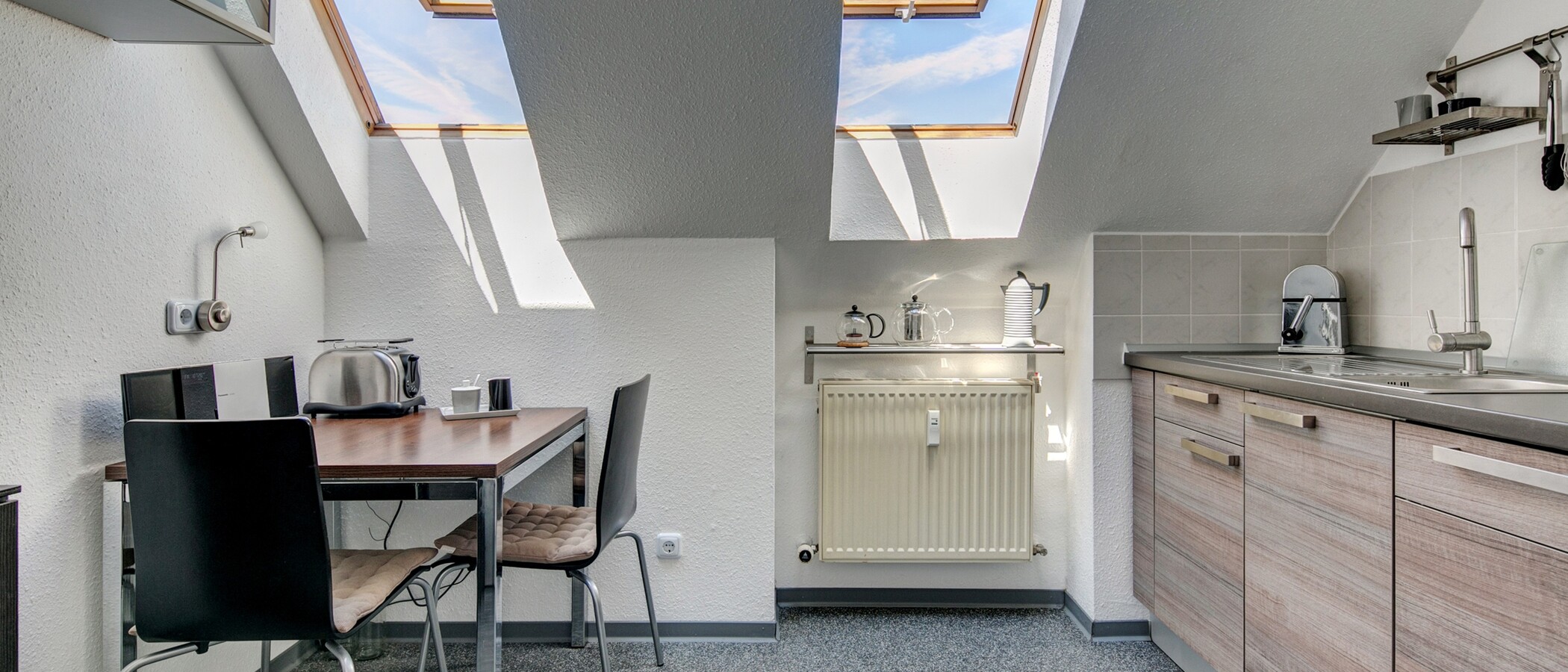 appartement sous les toits München Haidhausen 01 cuisine 9579