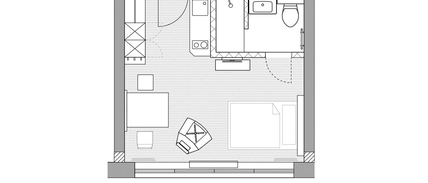 studio Ismaning 01 plan d'étage 9582