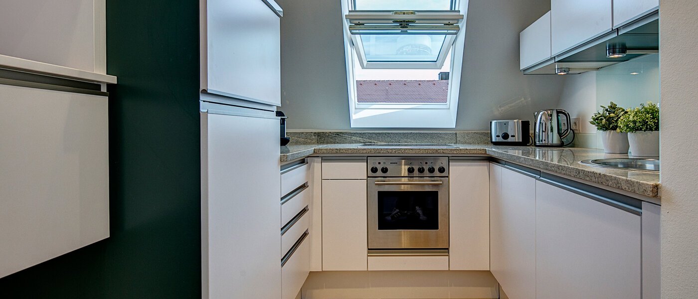 appartement avec terrasse sur le toit München Schwabing-Nord (zw. Belgrad- & Leopoldstraße) 01 cuisine 9584