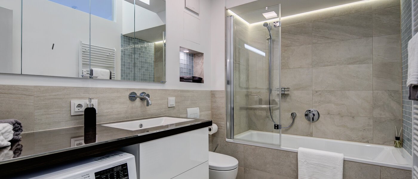 appartement avec terrasse sur le toit München Schwabing-Nord (zw. Belgrad- & Leopoldstraße) 02 salle de bain 9584