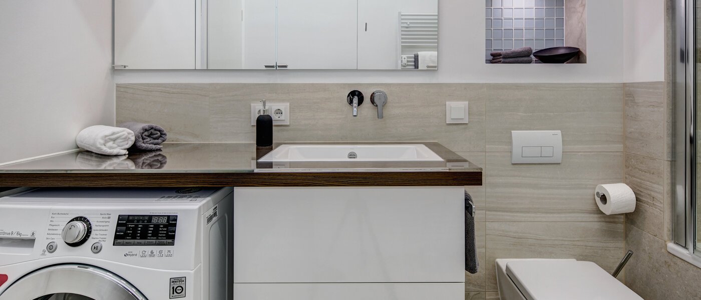 appartement avec terrasse sur le toit München Schwabing-Nord (zw. Belgrad- & Leopoldstraße) 03 salle de bain 9584