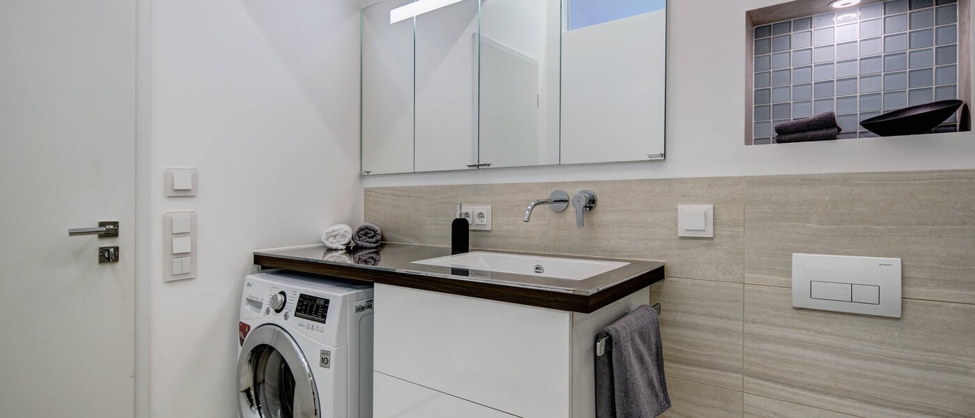 appartement avec terrasse sur le toit München Schwabing-Nord (zw. Belgrad- & Leopoldstraße) 04 salle de bain 9584