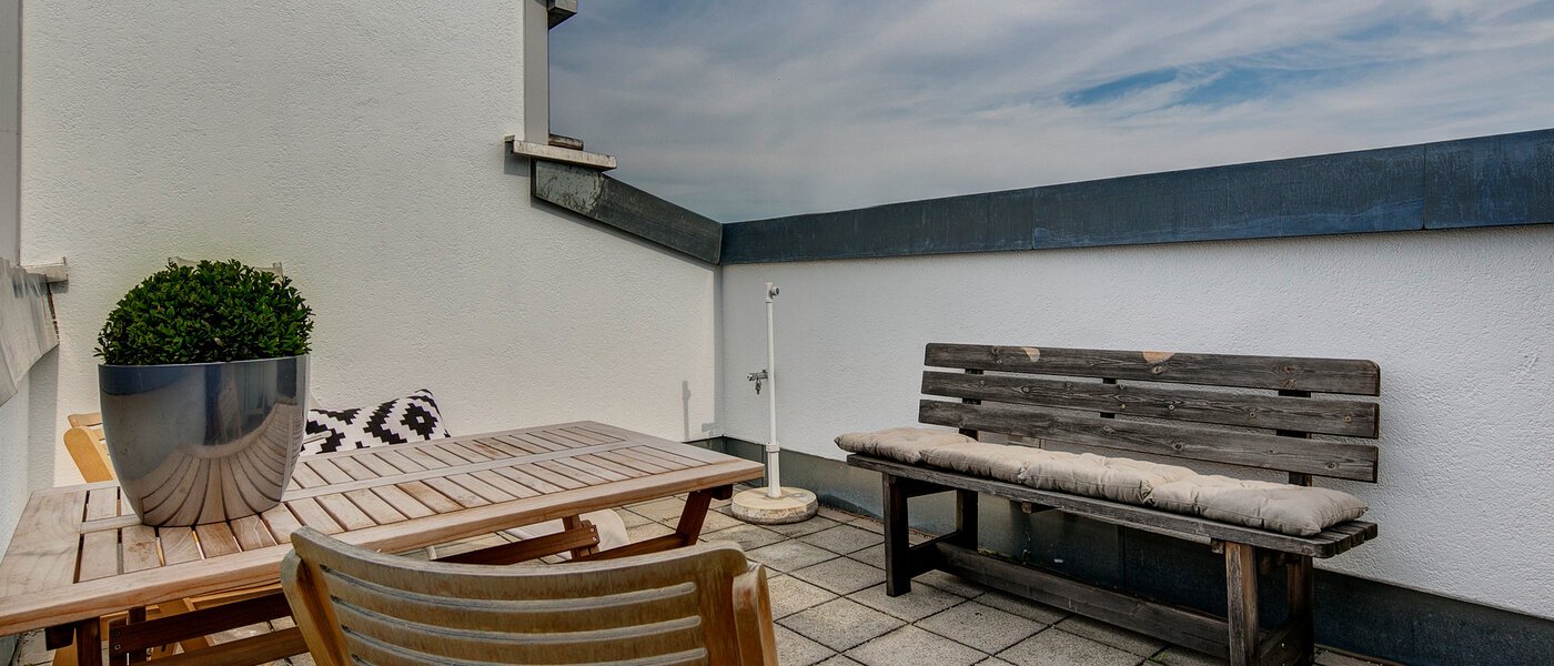 appartement avec terrasse sur le toit München Schwabing-Nord (zw. Belgrad- & Leopoldstraße) 02 terrasse 9584