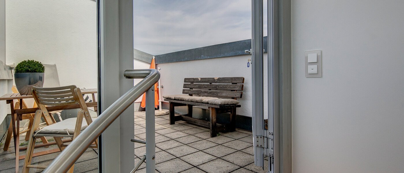 appartement avec terrasse sur le toit München Schwabing-Nord (zw. Belgrad- & Leopoldstraße) 04 terrasse 9584