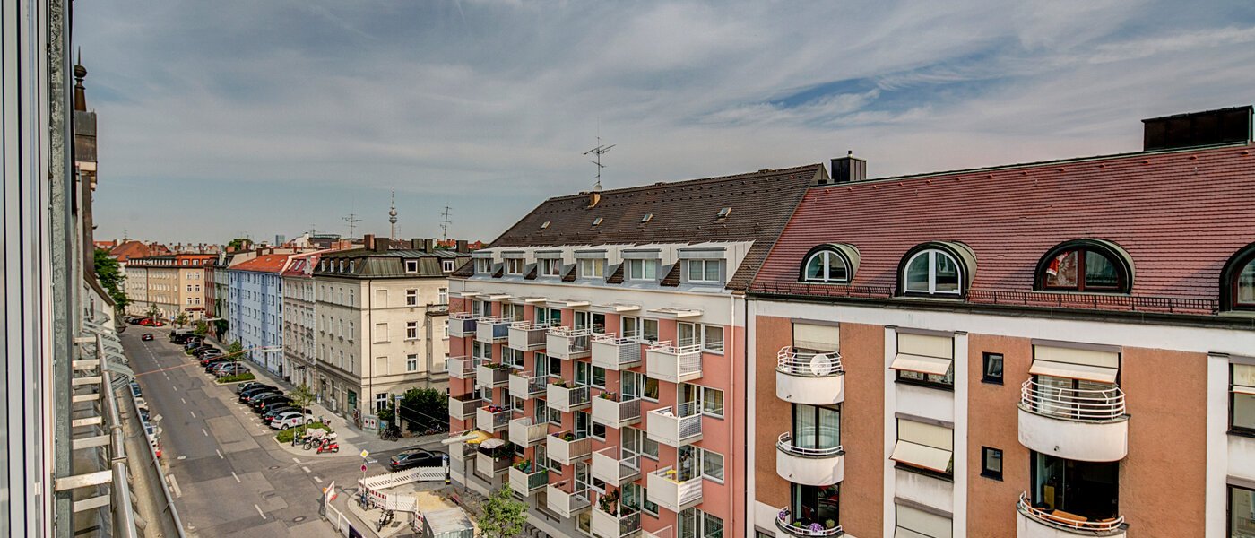 appartement avec terrasse sur le toit München Schwabing-Nord (zw. Belgrad- & Leopoldstraße) 05 vue 9584