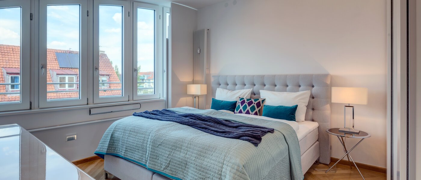 appartement avec terrasse sur le toit München Schwabing 02 dormir 9602