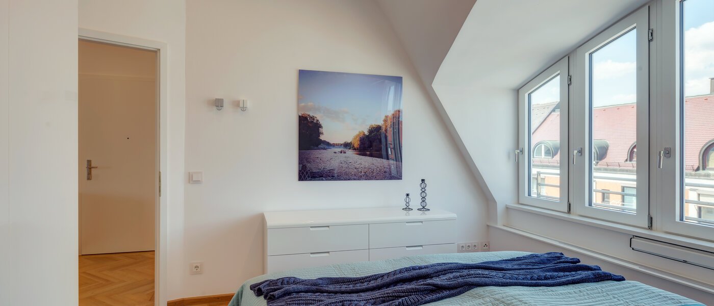 appartement avec terrasse sur le toit München Schwabing 04 dormir 9602