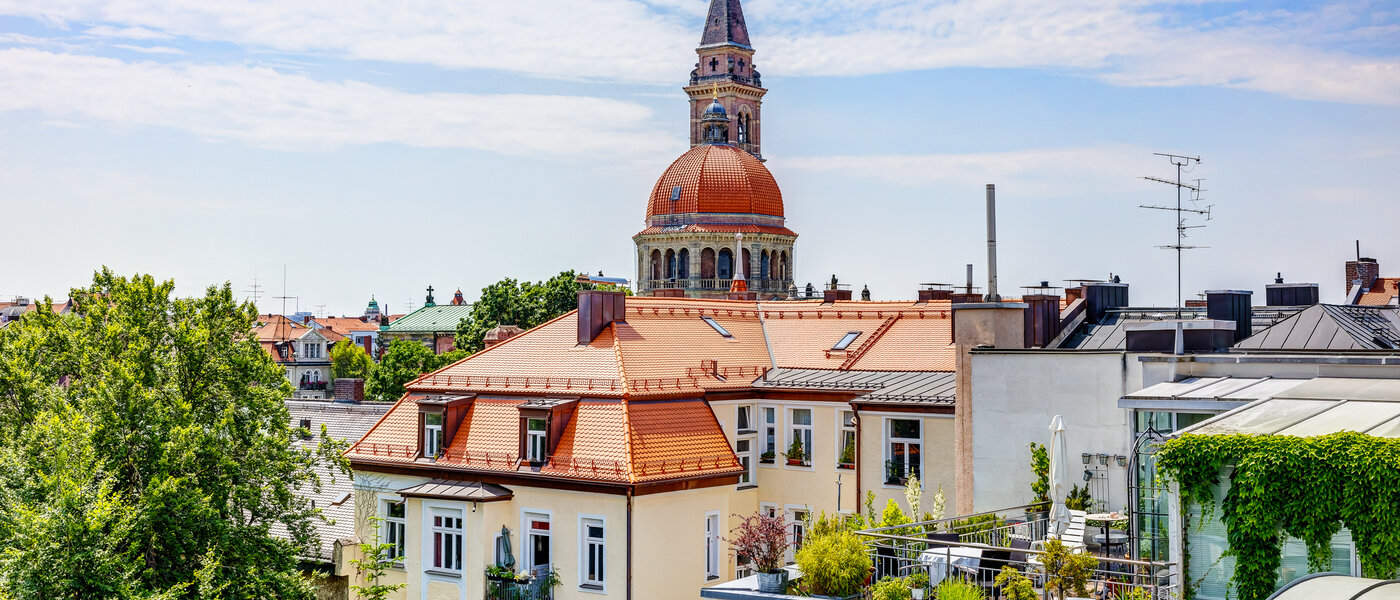 appartement avec terrasse sur le toit München Schwabing 06 vue 9602
