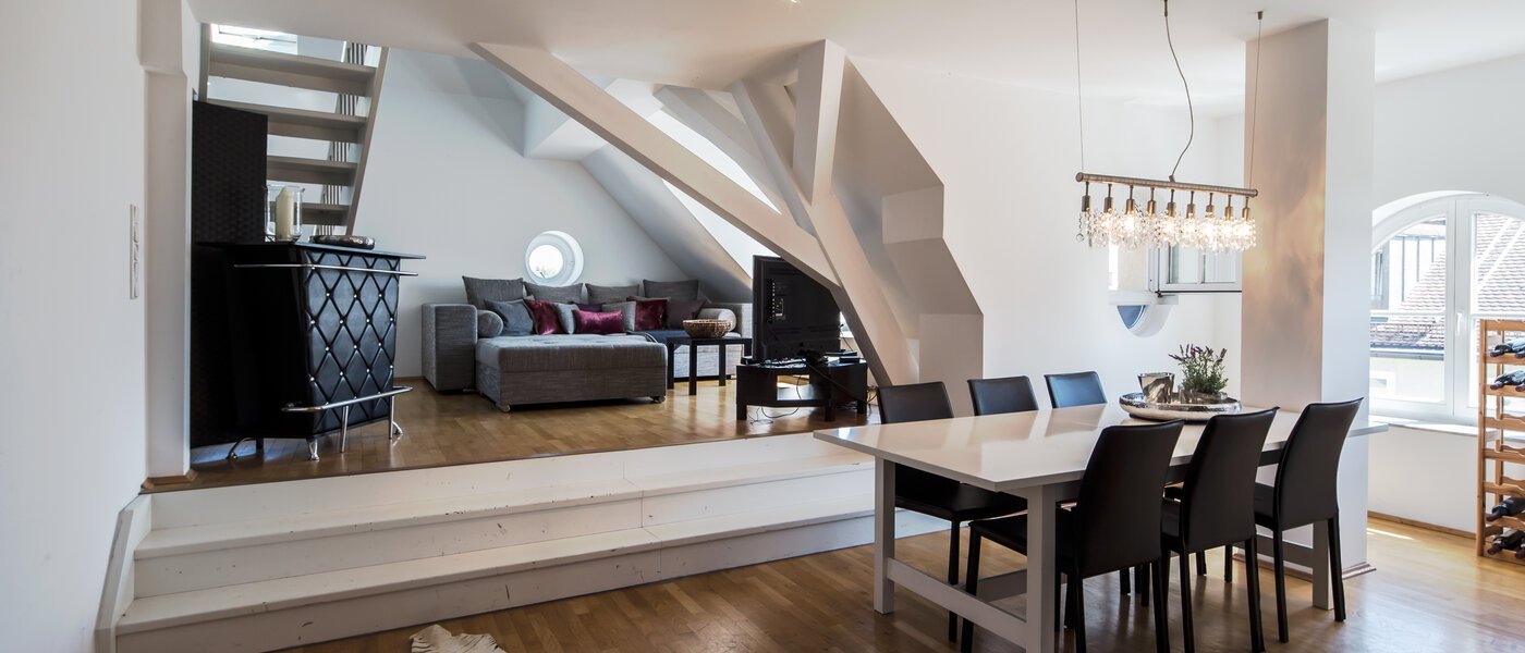 appartement avec terrasse sur le toit München Maxvorstadt - Universitätsviertel 01 salon 9606