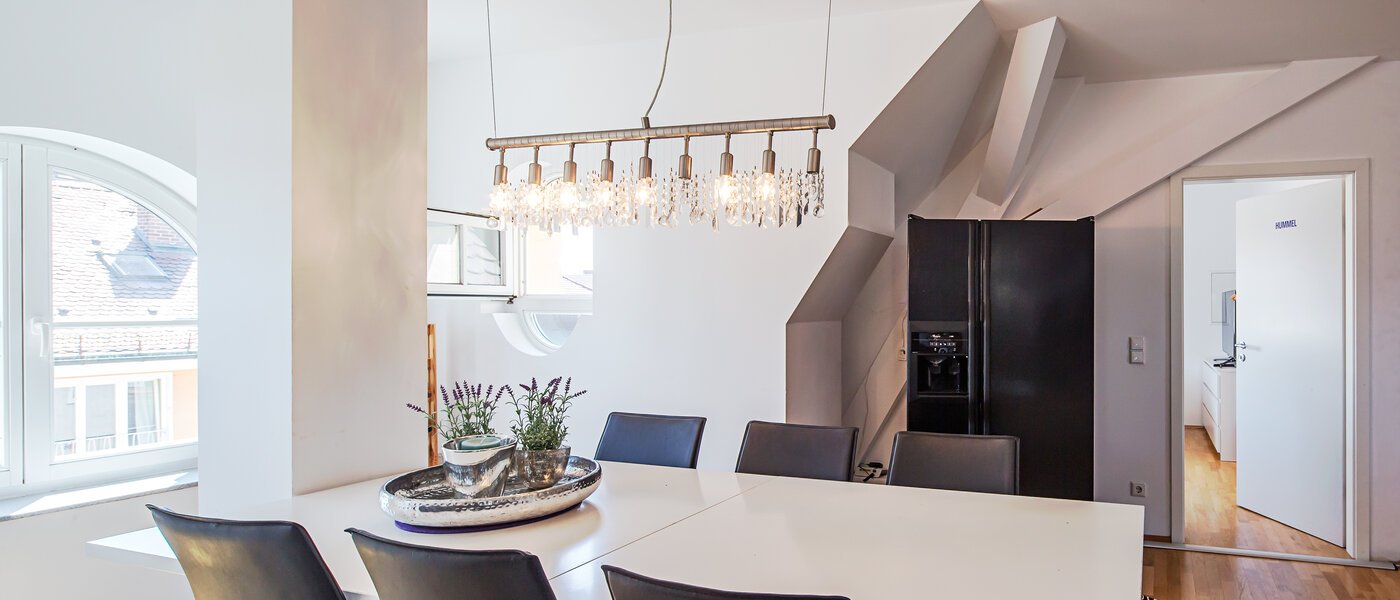 appartement avec terrasse sur le toit München Maxvorstadt - Universitätsviertel 05 salon 9606