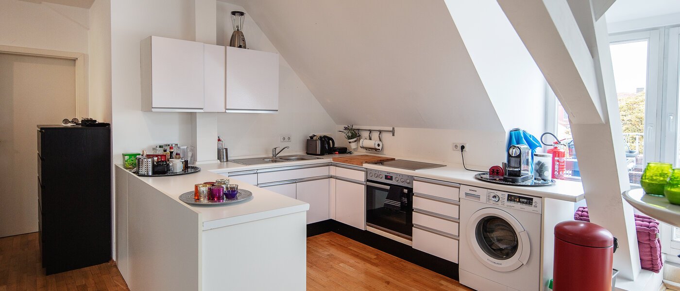 appartement avec terrasse sur le toit München Maxvorstadt - Universitätsviertel 01 cuisine 9606