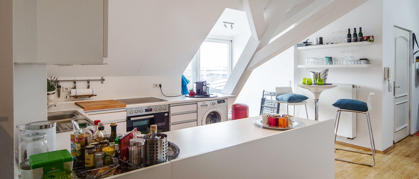 appartement avec terrasse sur le toit München Maxvorstadt - Universitätsviertel 03 cuisine 9606