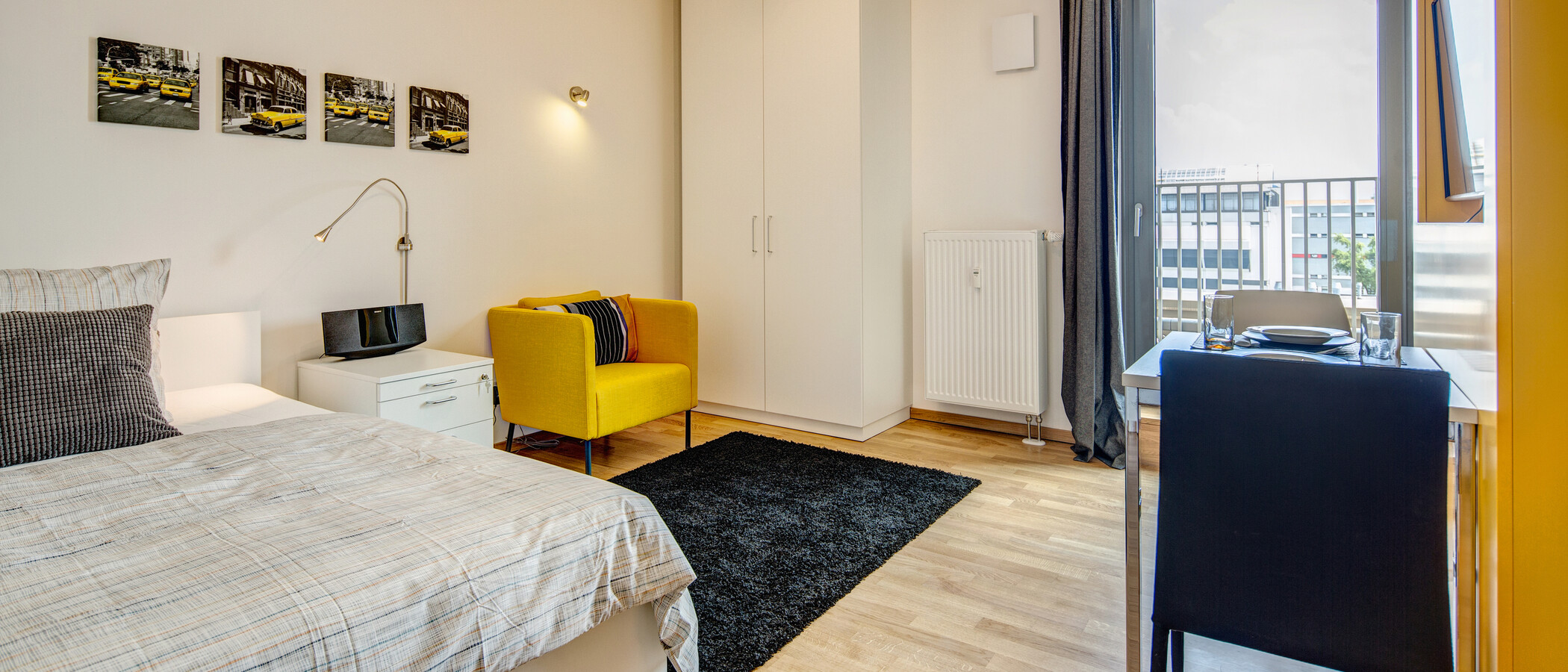 appartement sous les toits München Giesing 01 salon 9613