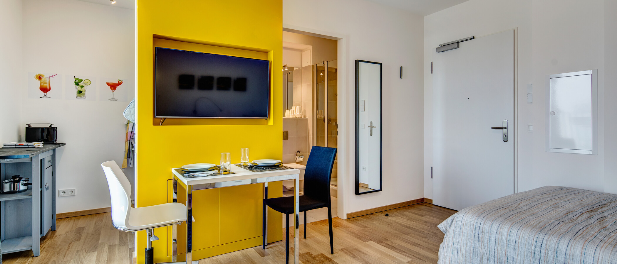 appartement sous les toits München Giesing 03 salon 9613