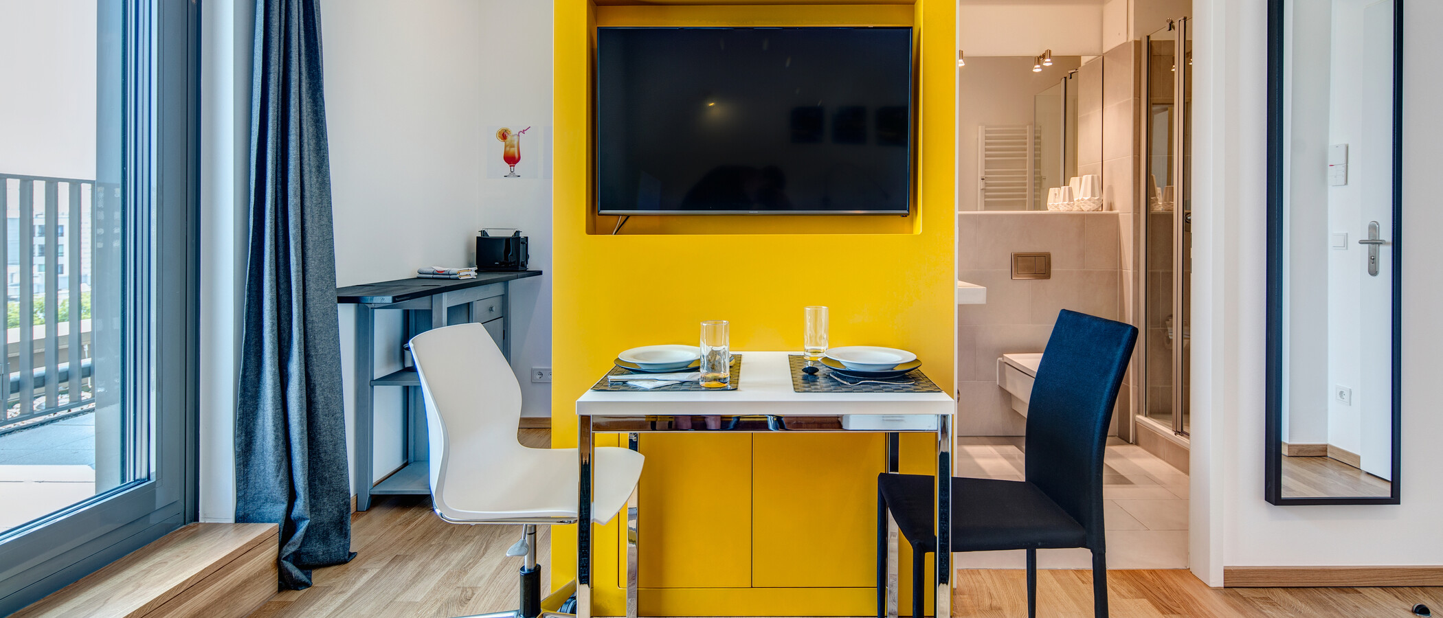appartement sous les toits München Giesing 04 salon 9613