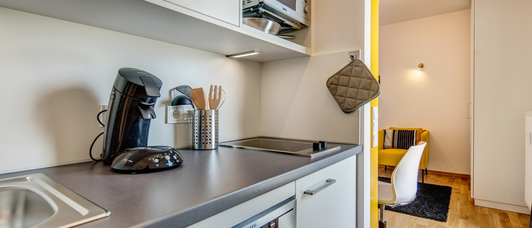 appartement sous les toits München Giesing 03 cuisine 9613