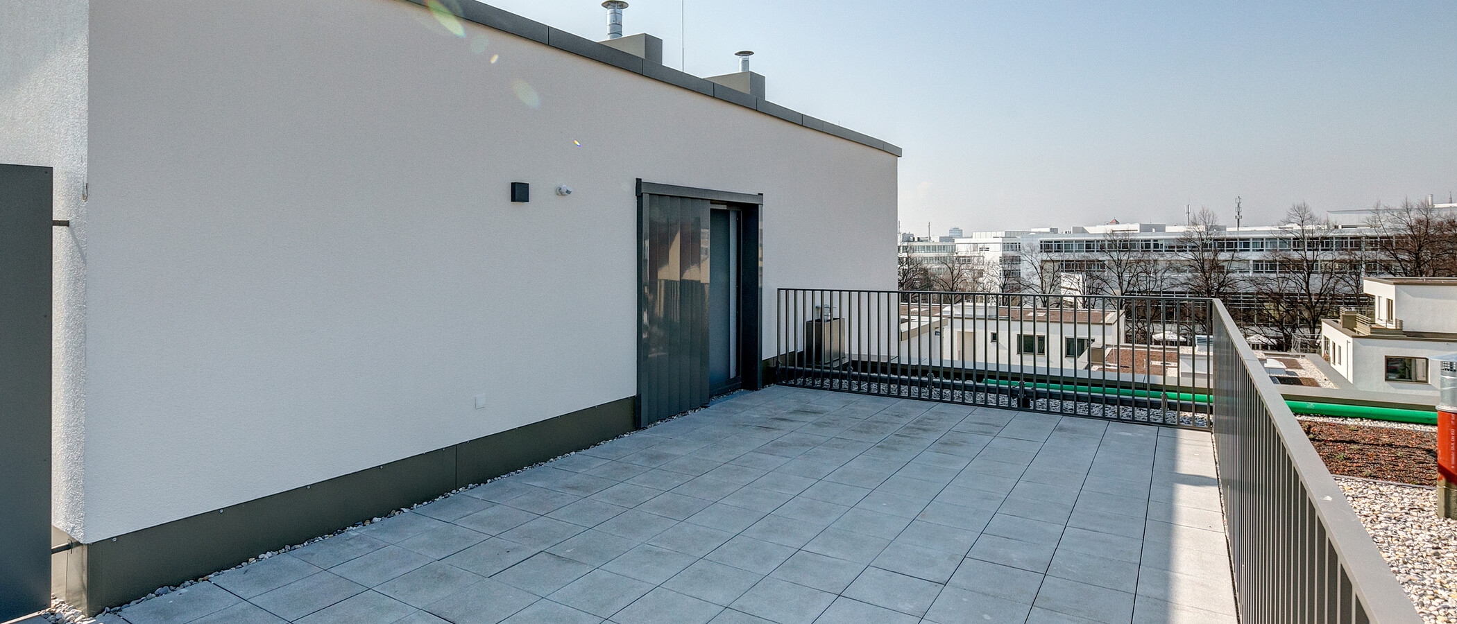 appartement sous les toits München Giesing 02 terrasse commune  9613