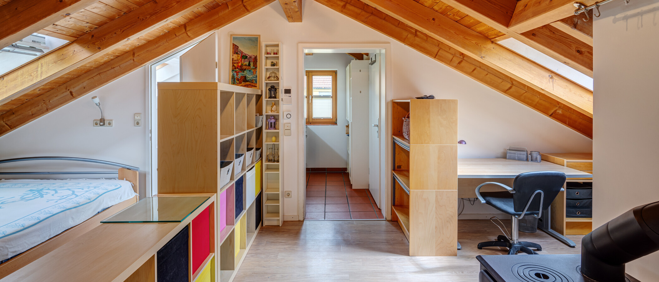 appartement sous les toits Gauting 03 pièce à vivre 9625