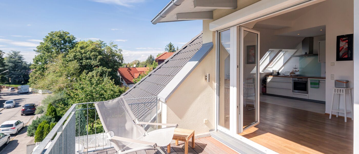 appartement avec terrasse sur le toit München Obermenzing 03 terrasse 9637