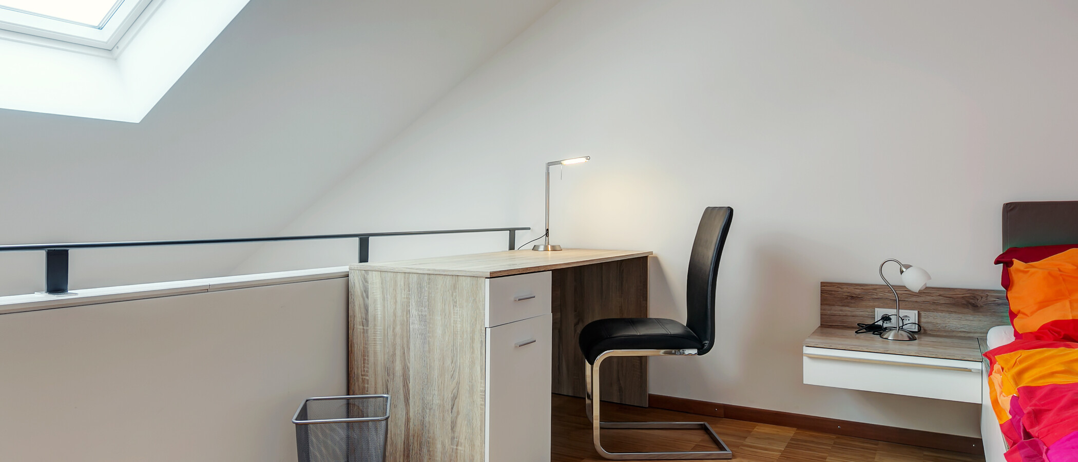 appartement style maisonnette avec mezzanine Unterschleißheim Lohhof 02 dormir 9677