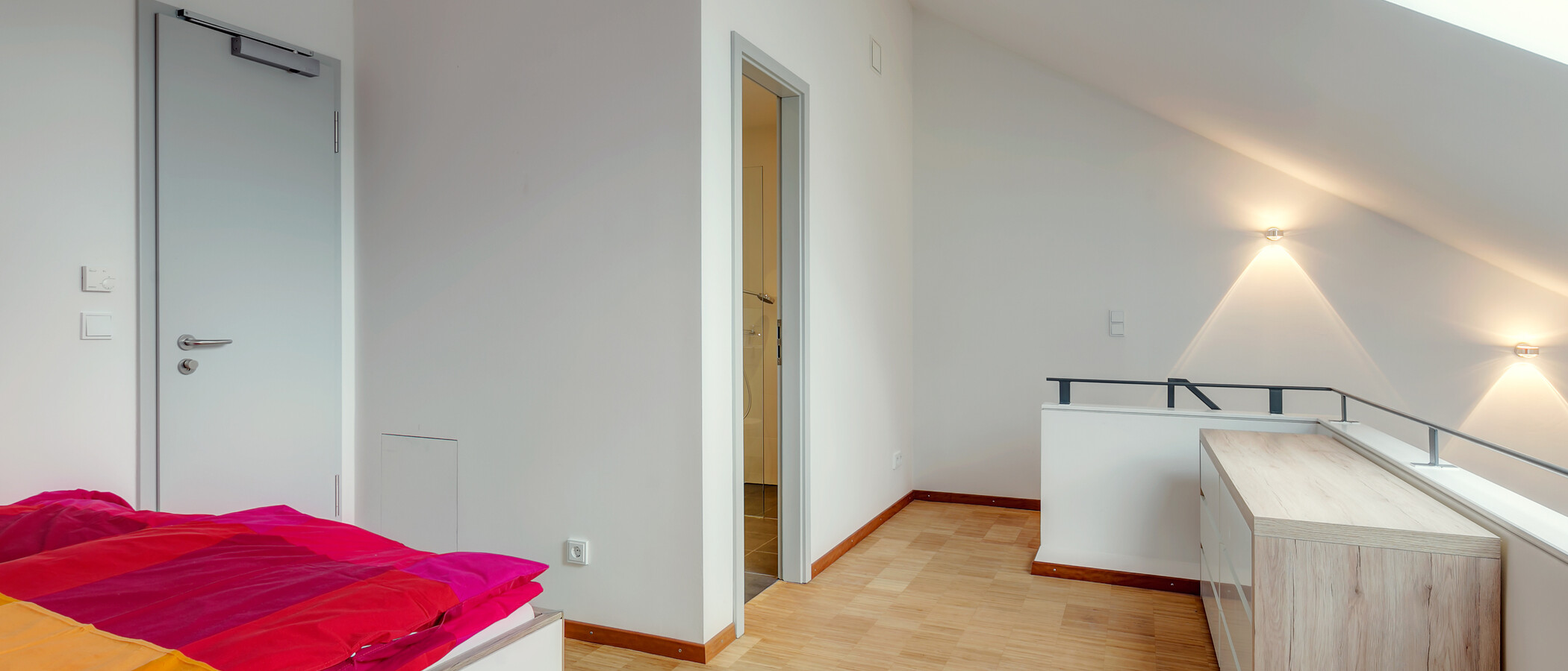 appartement style maisonnette avec mezzanine Unterschleißheim Lohhof 03 dormir 9677
