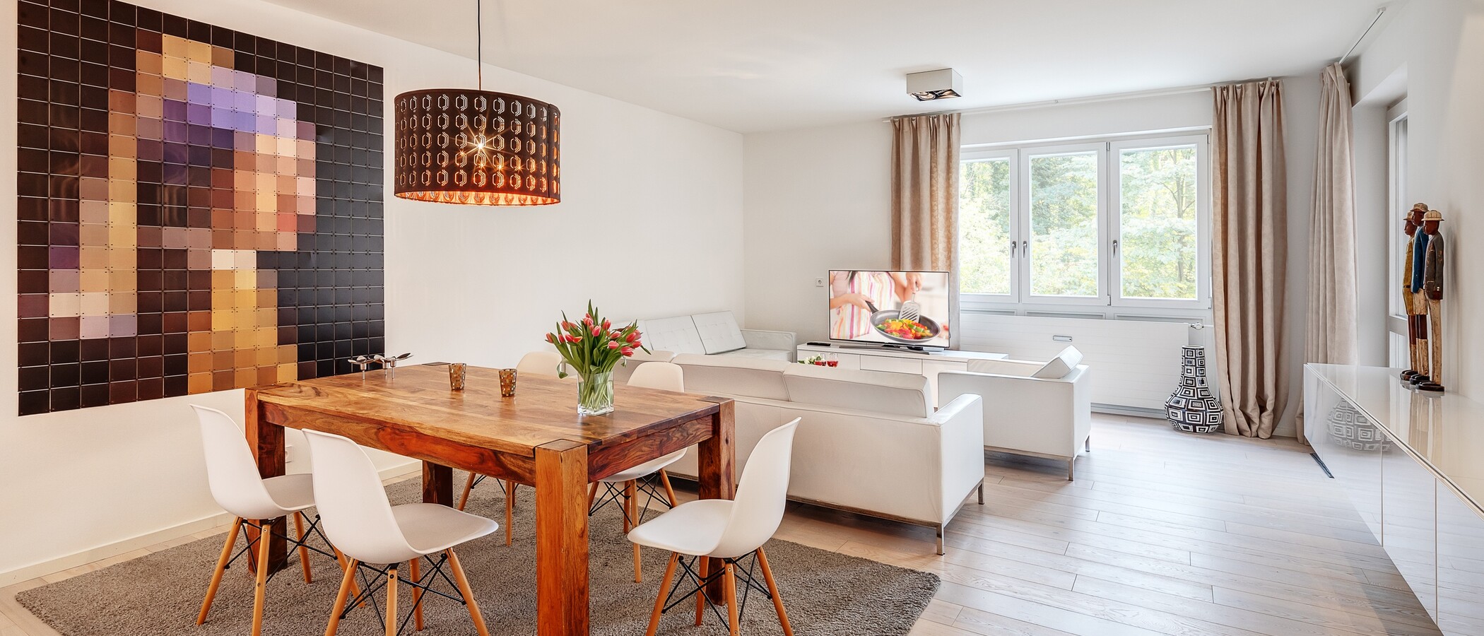 appartement München Herzogpark 01 pièce à vivre 9714